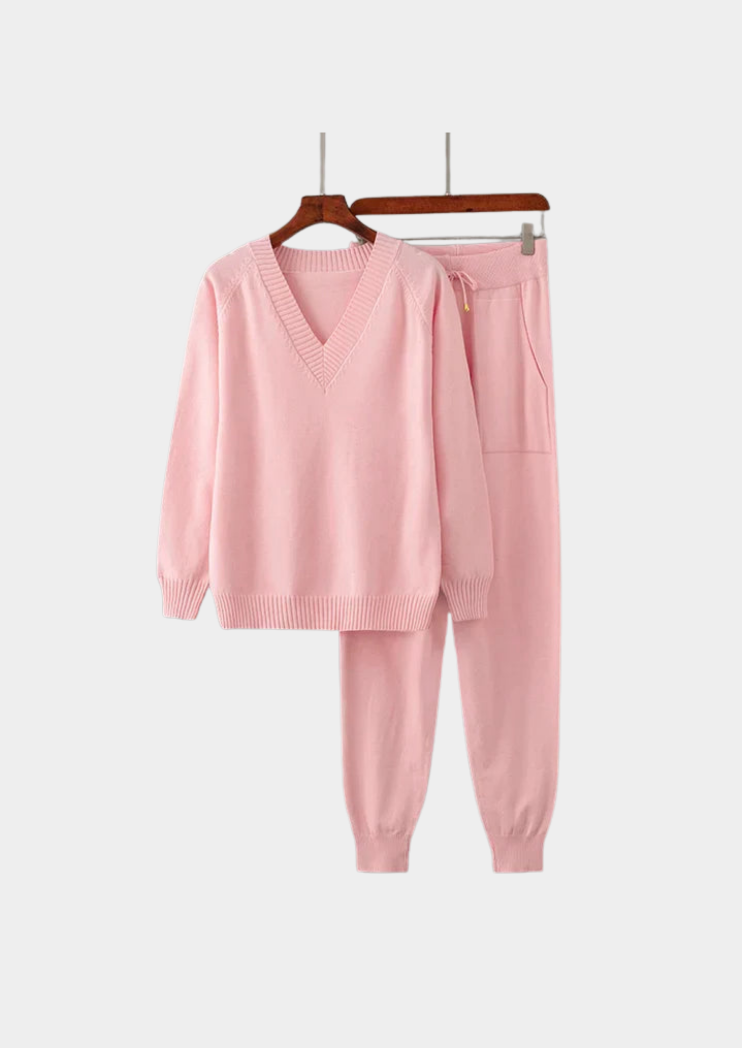 Women's Two-Piece Knit Set – Sweater and Pants