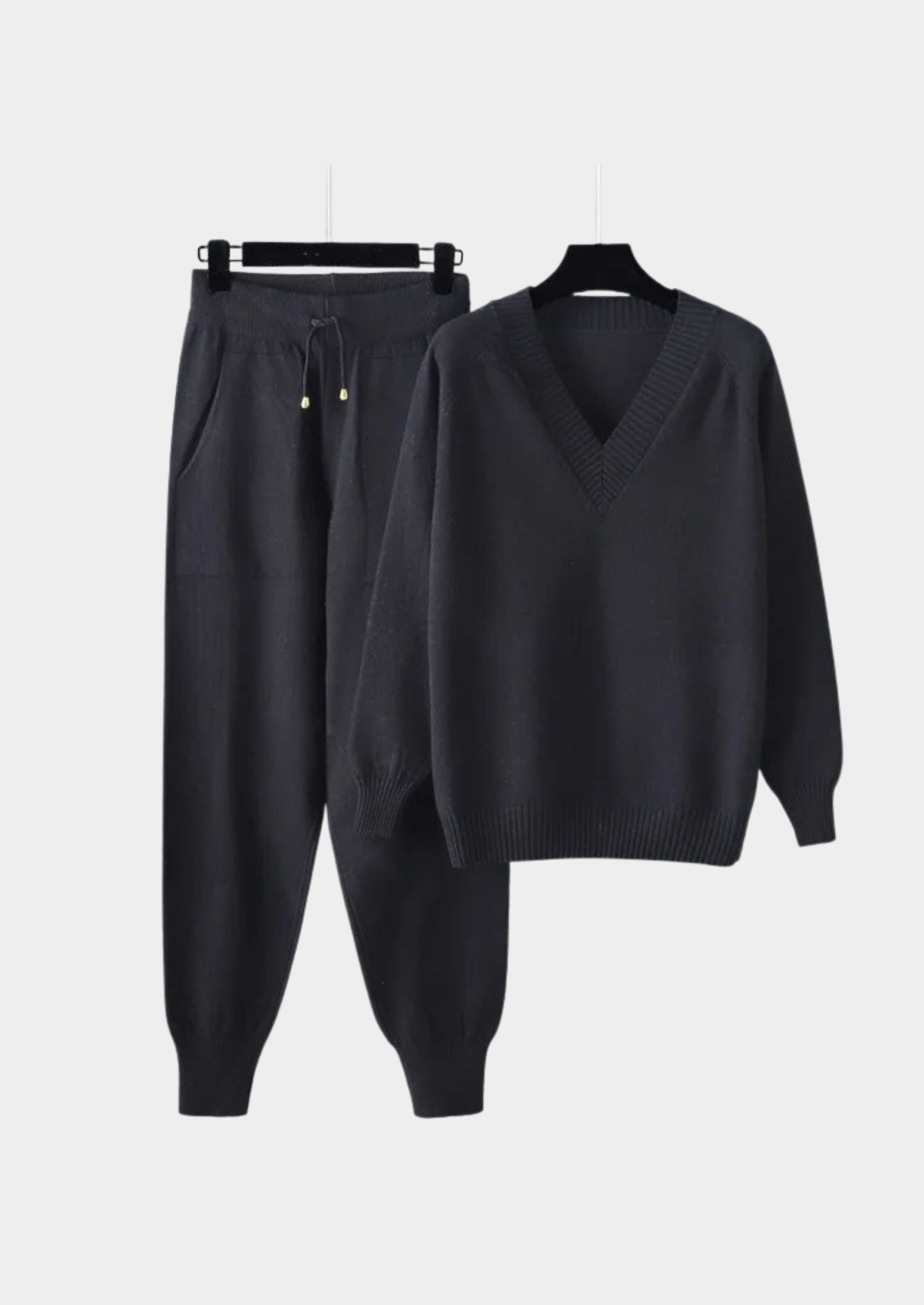 Women's Two-Piece Knit Set – Sweater and Pants